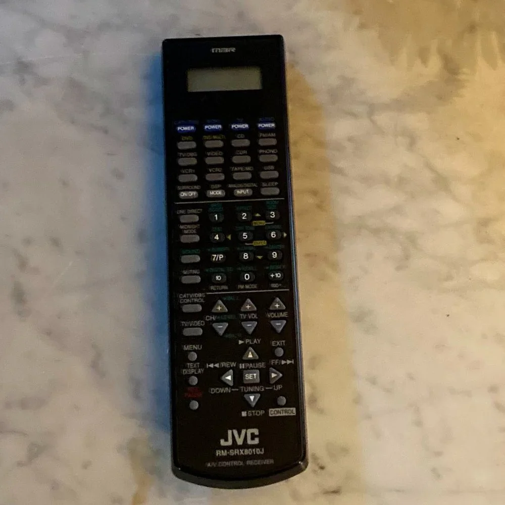 JVC RM-SRX8010J Genuine Remote A/V Control Receiver For RX8010 RX8010V RX8010VBK - Picture 1 of 1